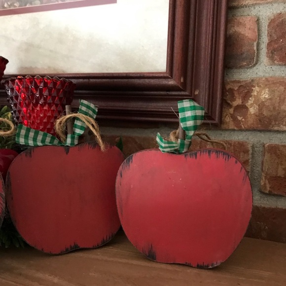 Rare Vintage Apple Home Interior 3 pc Set - Picture 5 of 6